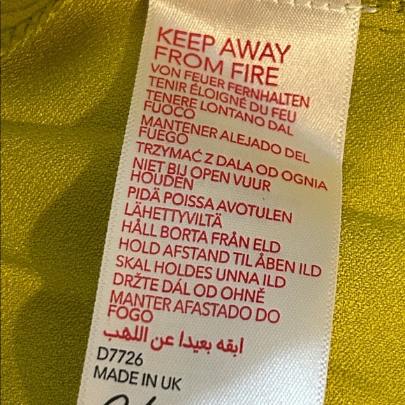 NWT Closet London - High neck mid-length pleated dress in Lime size 10 - Picture 7 of 9